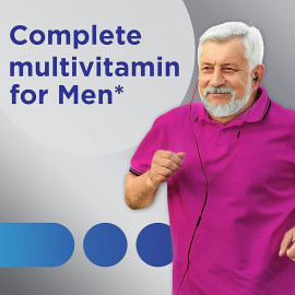 Centrum Silver Men's 50+ Multivitamínico con vitamina D3, vitaminas B, zinc para memoria y cognición, 200 tabletas