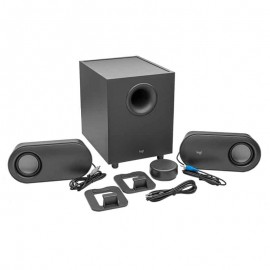 Logitech Z407 - Sistema de altavoces - para PC - canal 2.1 - inalámbrico - Bluetooth - USB - 40 vatios (Total)