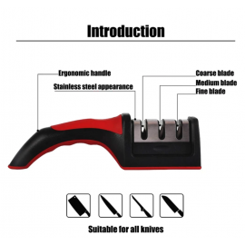 Afilador de cuchillos 3 etapas
