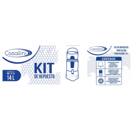 Kit Repuesto Filtro Purificador Casallini