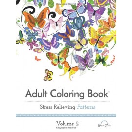 Blue Star Adult Coloring Book: Stress Relieving Patterns Volume 2