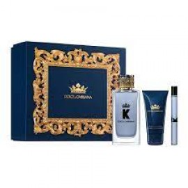 Dolce & Gabbana K(m)(h/b)3pc Set(3.3oz Edt Sp,1.6oz After Shave Balm, 10ml Edt Sp)