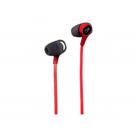 HyperX Cloud Earbuds - Auriculares internos con micro - auriculares de oído - cableado - conector de 3,5 mm - rojo