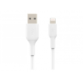 Belkin BOOST CHARGE - Cable Lightning - Lightning macho a USB macho - 1 m - blanco - para Apple 10.5-inch iPad Pro; 12.9-inch iPad Pro (2nd generation); iPhone 11, 11 Pro, 11 Pro Max, 8, XR, XS, XS Max