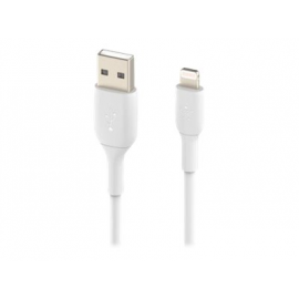 Belkin BOOST CHARGE - Cable Lightning - Lightning macho a USB macho - 1 m - blanco - para Apple 10.5-inch iPad Pro; 12.9-inch iPad Pro (2nd generation); iPhone 11, 11 Pro, 11 Pro Max, 8, XR, XS, XS Max