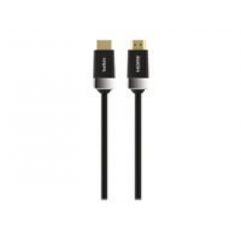 Belkin High Speed HDMI Cable - HDMI con cable Ethernet - HDMI macho a HDMI macho - 2 m - compatibilidad con 4K