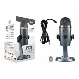 Blue Microphones Yeti Nano - Micrófono - USB - gris sombra