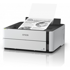 Epson EcoTank M1180 - Personal printer - 216 x 356 mm / A6 (105 x 148 mm) / A4 (210 x 297 mm) / Folio (216 x 330 mm) - hasta 20 ppm (mono) - capacidad: 100 sheets - USB 2.0 / Wi-Fi