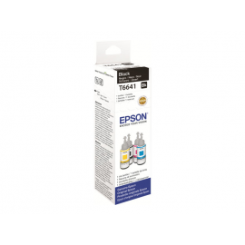 Epson T664 - 70 ml - negro - recarga de tinta - para Epson L380, L386, L395, L495; EcoTank ET-2600, 2650, L310, L380, L656; Expression ET-2600