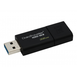 Kingston DataTraveler 100 G3 - Unidad flash USB - 32 GB - USB 3.0 - negro