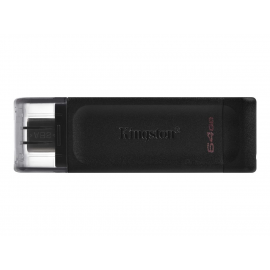 Kingston DataTraveler 70 - Unidad flash USB - 64 GB - USB-C 3.2 Gen 1