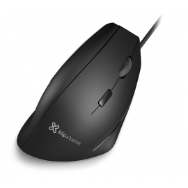 Klip Xtreme - Mouse - USB - Wired - Black - Ultra ergonomic