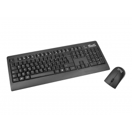 Klip Xtreme KCK-265S - Juego de teclado y ratón - inalámbrico - 2.4 GHz - impermeable