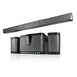 Klip Xtreme KSB-500 - Sound bar - Black & silver - 5.1Ch. Optical