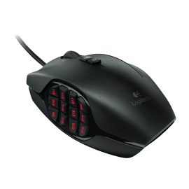 Logitech Gaming Mouse G600 MMO - Ratón - diestro - laser - 20 botones - cableado - USB - negro