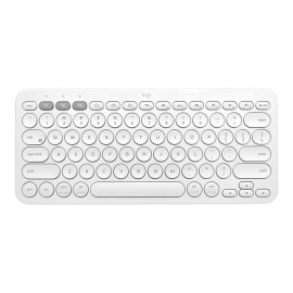 Logitech K380 Multi-Device Bluetooth Keyboard - Teclado - inalámbrico - Bluetooth 3.0 - QWERTY - español - blanco hueso