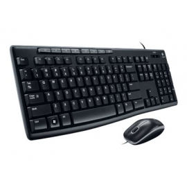 Logitech Media Combo MK200 - Juego de teclado y ratón - USB