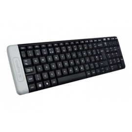 Logitech Wireless Keyboard K230 - Teclado - inalámbrico - 2.4 GHz - español - negro