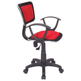 Manager Chair w/Arm Rest (Roma) - Red