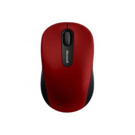 Microsoft Bluetooth Mobile Mouse 3600 - Ratón - diestro y zurdo - óptico - 3 botones - inalámbrico - Bluetooth 4.0 - rojo oscuro