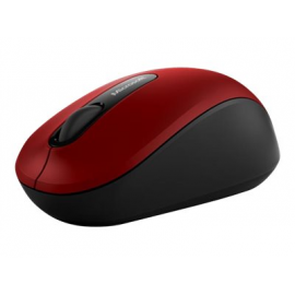 Microsoft Bluetooth Mobile Mouse 3600 - Ratón - diestro y zurdo - óptico - 3 botones - inalámbrico - Bluetooth 4.0 - rojo oscuro