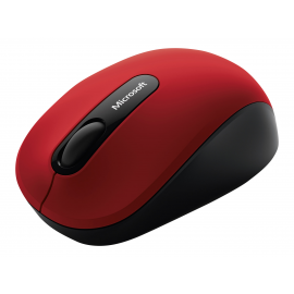 Microsoft Bluetooth Mobile Mouse 3600 - Ratón - diestro y zurdo - óptico - 3 botones - inalámbrico - Bluetooth 4.0 - rojo oscuro