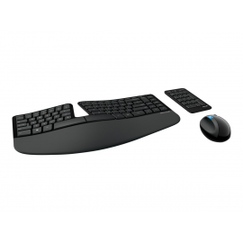 Microsoft Sculpt Ergonomic Desktop - Conjunto de teclado, ratón y teclado numérico - inalámbrico - 2.4 GHz - español