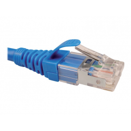 Nexxt - Cable de interconexión - RJ-45 (M) a RJ-45 (M) - 91 cm - SFTP - CAT 6a - trenzado - gris