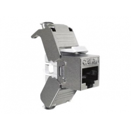 Nexxt - Inserto modular - RJ-45 - plata