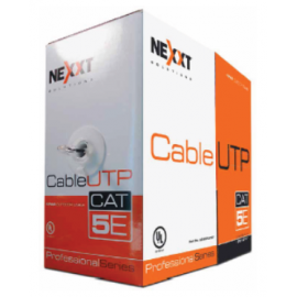 Nexxt - Par trenzado sin blindar UTP Cat5e - 305 m - Negro