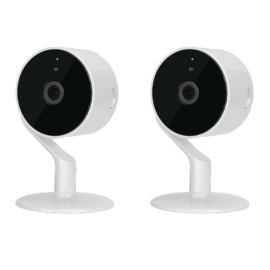 Nexxt - Solutions Connectivity - Fixed Camera 2PK -  conexion Wi-Fi - Full HD 1080p - Lente fijo para uso interno - Deteccion de movimiento - Visión Nocturna - Angulo de visión hasta 120°