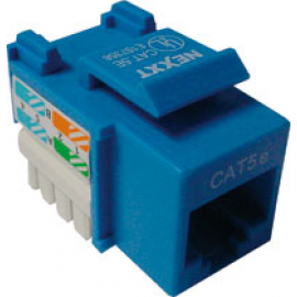 Nexxt - Terminación Modular - RJ45 - Cat5e  - Azul