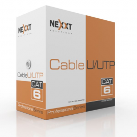 Nexxt Professional Series - Cable al por mayor - 305 m - UTP - CAT 6 - IEEE 802.3af/IEEE 802.3at/IEEE 802.3bt - elevador, sólido - azul