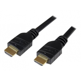 StarTech.com Cable HDMI de alta velocidad 10m - 2x Macho - Ultra HD 4k x 2k  - Activo CL2 Instalación Interna en Pared - Negro - Cable HDMI - HDMI macho a HDMI macho - 10 m - doble blindado - negro