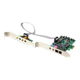 StarTech.com Tarjeta de sonido PCI Express con sonido envolvente de 7.1 canales 24bit 192 kHz - SPDIF Multicanal - Tarjeta de sonido - 192 kHz - 7.1 - PCIe - CM8828 - perfil bajo - para P/N: BNDTB10GI, BNDTB210GSFP, BNDTB310GNDP, BNDTB410GSFP, BNDTB4M2E1