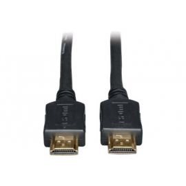 Tripp Lite 3ft High Speed HDMI Cable Digital Video with Audio 4K x 2K M/M 3' - Cable HDMI - HDMI macho a HDMI macho - 91 cm - doble blindado - negro