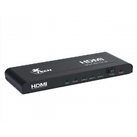 Xtech - HDMI Splitter - 1 Input to 4 Outputs