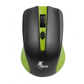 Xtech - Mouse - 2.4 GHz - Wireless - Green - 1600dpi XTM-310GN