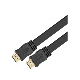 Xtech - Video / audio cable - HDMI - FLAT - 25 pies